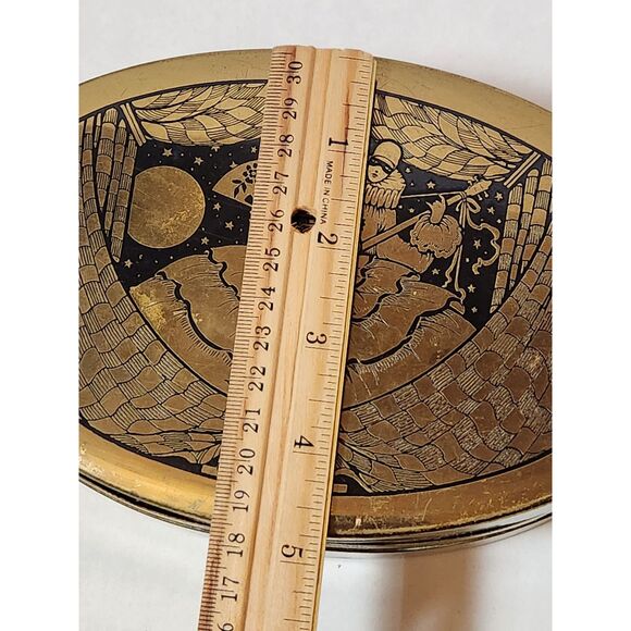 Samoset Chocolate Tin - Oval - Boston one Pound Net - Hinged Oval - Picture 4 of 6